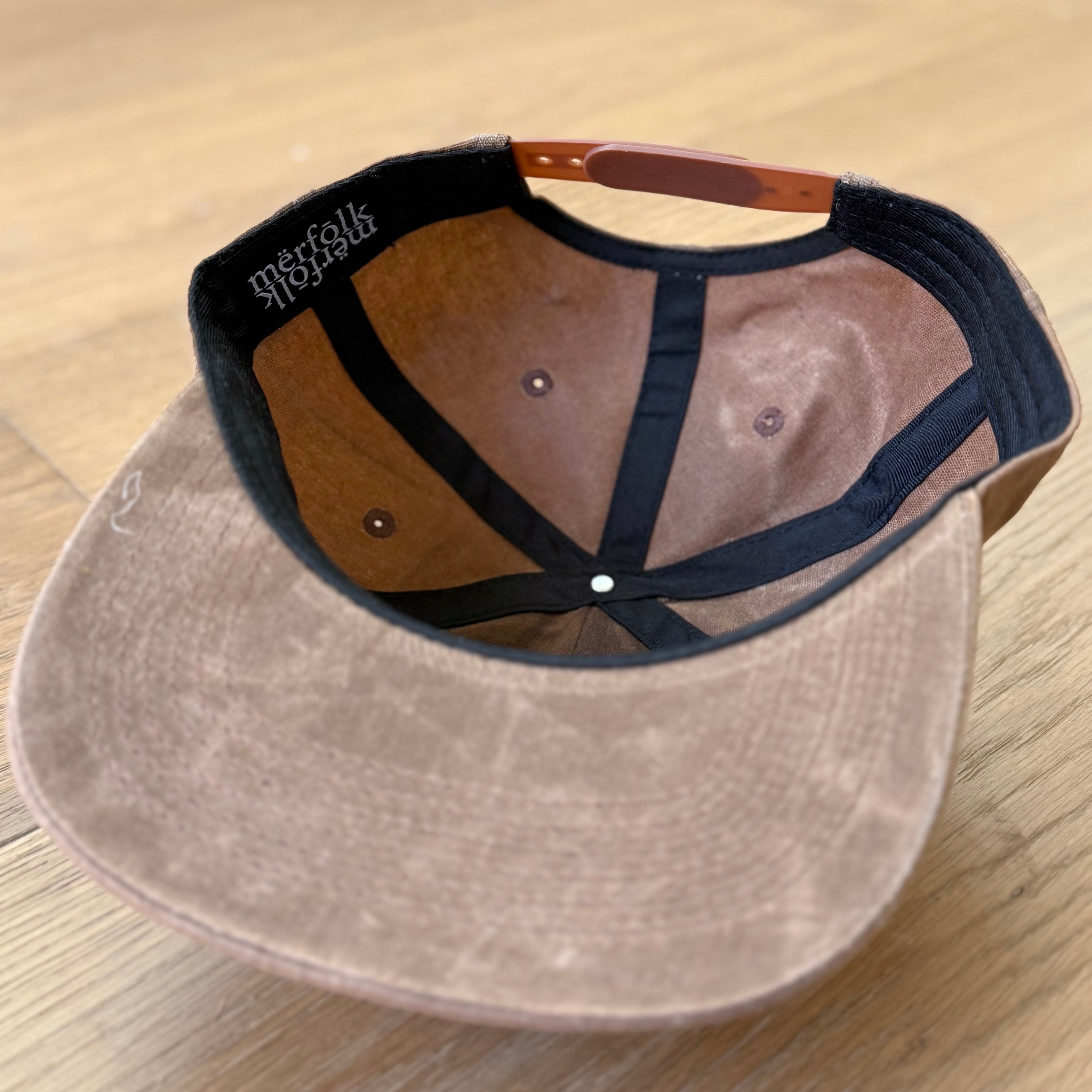 waxed canvas mërfōlk hat- tan