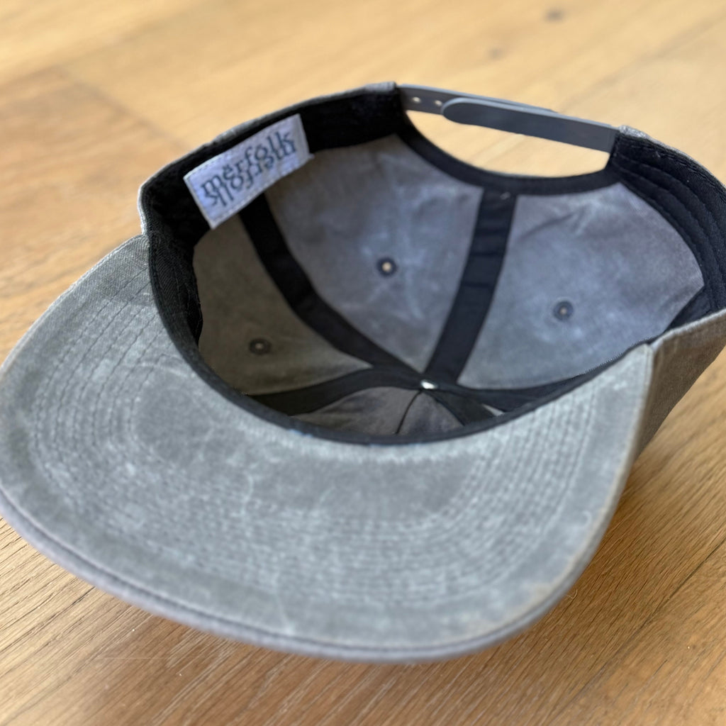 waxed canvas mërfōlk hat- charcoal