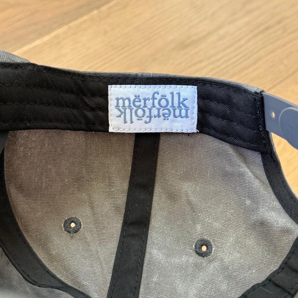 waxed canvas mërfōlk hat- charcoal