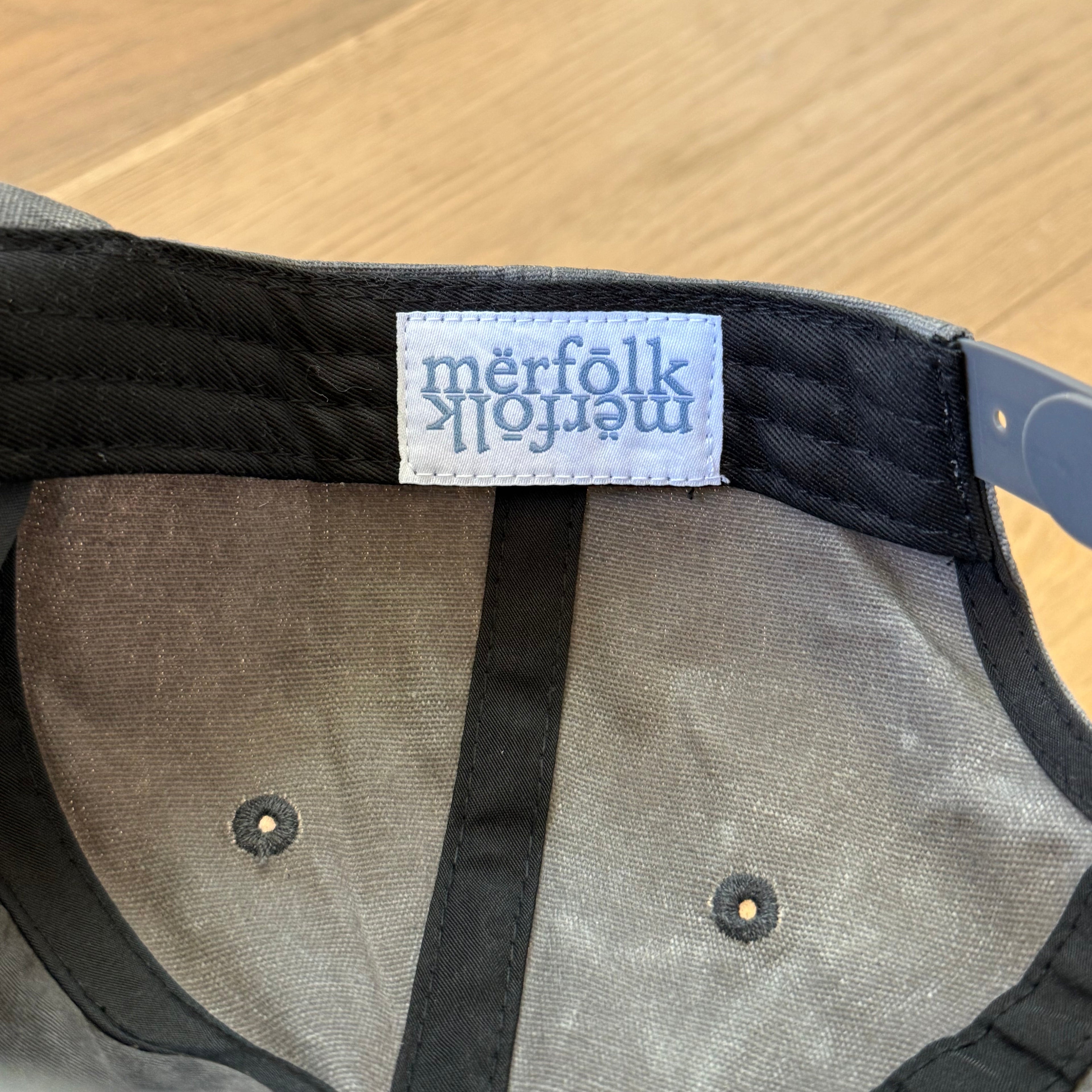 waxed canvas mërfōlk hat- charcoal