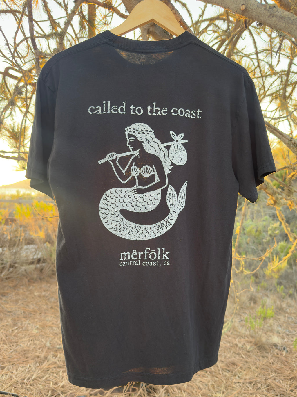 mërfolk beach bum tee- spruce green, denim blue, or black